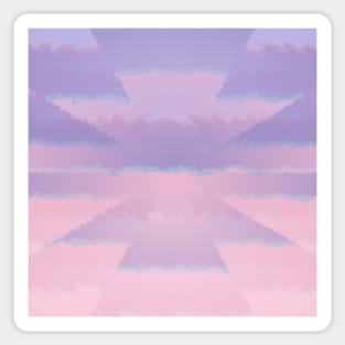 Mirage Pastel Colors Purple Pink Sticker